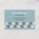 Suche nach hundewanderer visitenkarten Haustiersitzen