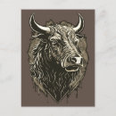 Recherche de taureaux cartes postales Portrait d'animal