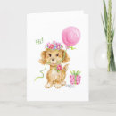 Recherche de fleur anniversaire cartes Girl