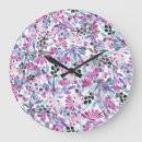 Recherche de fleur pourpre horloges Floral
