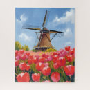 Recherche de moulin à vent puzzles Fleurs