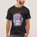 Recherche de chaton noël tshirts Noir