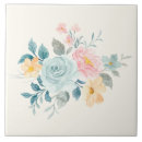 Suche nach hübsche blaue blumen fliesen Aquarell