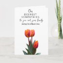 Suche nach unser tiefstes beileidskarten Blumen