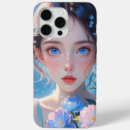 Recherche de yeux bleus iphone coques Anime