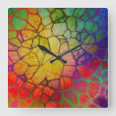 Suche nach farbiges glas wanduhren Mosaik
