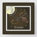 Recherche de scorpio horloges Zodiaque