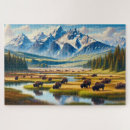 Suche nach bison puzzle Landschaft