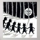Suche nach katze und vollmond poster Kätzchen