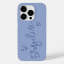 Recherche de coeur bleu iphone coques Élégant