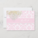 Recherche de rsvp de damassé invitations Rose