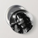 Recherche de les années 50 badges Noir et blanc