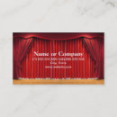 Recherche de theatre cartes visite Scène