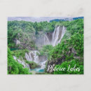 Recherche de lacs plitvice cartes postales Cascade