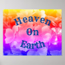 Suche nach himmel auf erde poster Inspirierend