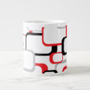 Recherche de rouge gris tasses Carré