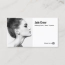 Recherche de profil cartes visite Coiffeur