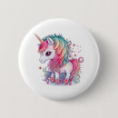 Recherche de licorne colorée badges Arc en ciel