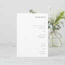 Recherche de modèle de menu mariage invitations Dîner