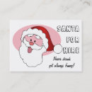 Recherche de noël drôle cartes visite Mignon