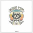 Suche nach shih tzu hund aufkleber Vatertag