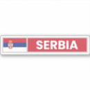 Recherche de drapeau serbe autocollants Pays