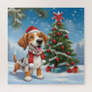 Recherche de chien beagle puzzles Noël