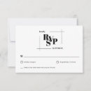 Suche nach monogramm rsvp karten Schick