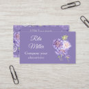 Suche nach wiesen blumen visitenkarten Violett