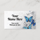 Recherche de papillon blanc cartes visite Professionnel