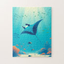 Suche nach mantarochen puzzle Tier