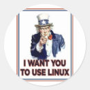Recherche de ouvert autocollants Linux