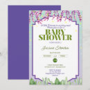 Recherche de pourpre de baby shower invitations Princesse