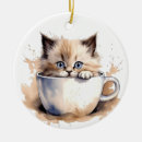 Recherche de teacup ornements Chaton