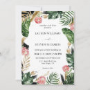 Recherche de peinture tropicale invitations Couple