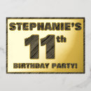 Suche nach elfter geburtstag einladungen Elf jahre alt