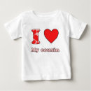 Recherche de cousin bébé tshirts Rouge