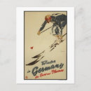 Recherche de descente cartes postales Ski