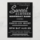 Recherche de bonbon moderne 16 invitations Partie