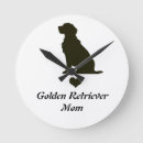 Suche nach goldene retriever wanduhren Silhouette