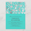 Recherche de faux silver foil invitations Glamour