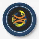 Recherche de basketball assiettes en papier Parti