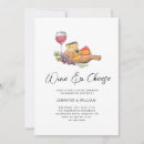 Recherche de vin fromage invitations Aquarelle