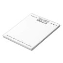 Recherche de personel blocsnotes Noir et blanc