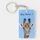 Recherche de tête de girafe porteclés Faune