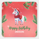 Recherche de licorne rouge autocollants Enfants