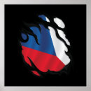 Recherche de drapeau tchèque posters République