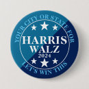 Suche nach wahlkampf buttons Harris walz