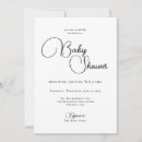 Recherche de unique baby shower invitations Noir et blanc