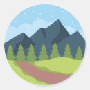 Recherche de paysage autocollants Blanc